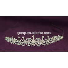 Fashion factory wholesale direct new design crystal nuptiale mariage tiara strass couronne